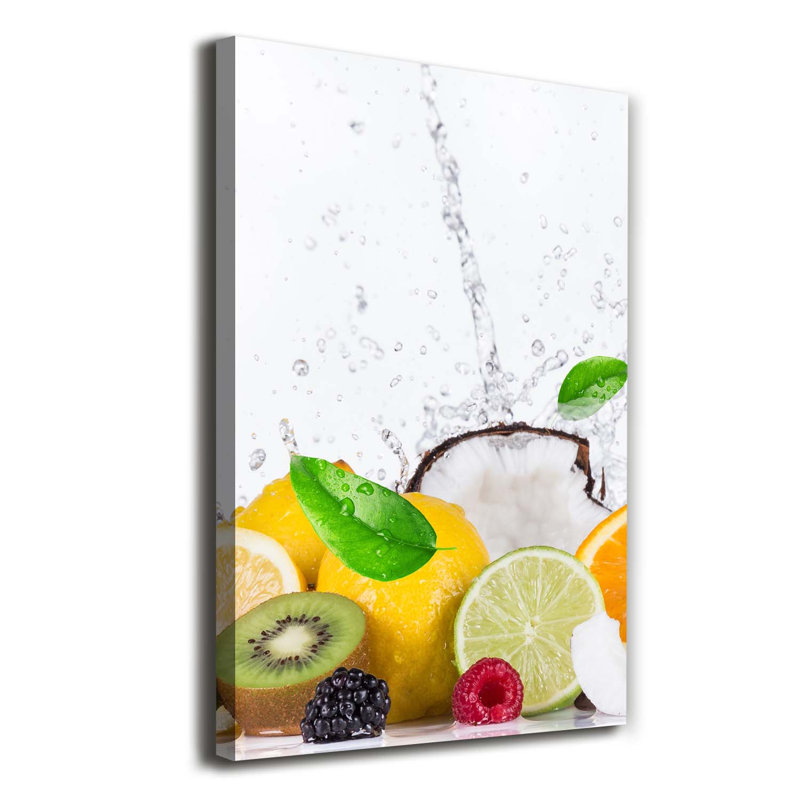 Fruits - Wrapped Canvas Print