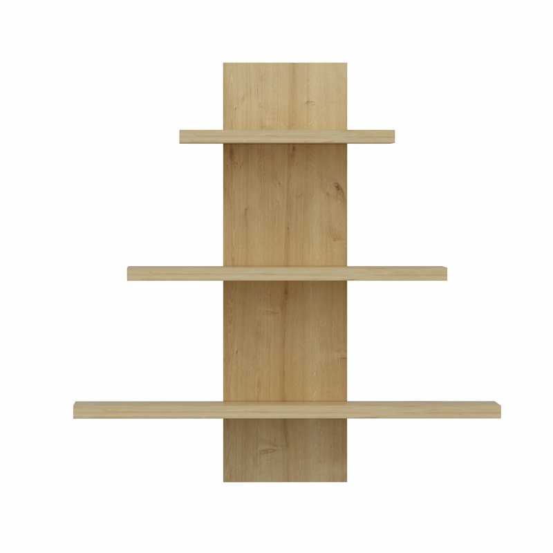 Conayr 3 Piece Floating Shelf, Oak