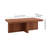 Elna Manufactured Wood Cross-Leg Coffee Table-659844660-620735834