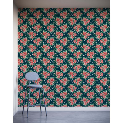 Vibrant Floral Wallpaper