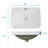 BB12-18-101, Integrated White Ceramic Basin, Drain Notincluded