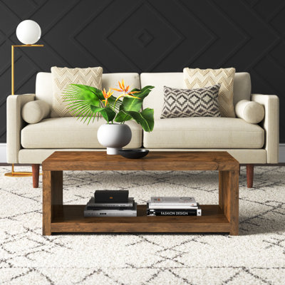 Pisani Trestle Coffee Table with Storage