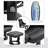 Faux Leather Massage Chair with Ottoman,wood-381939158