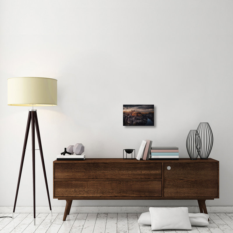 " Toledo " by Massimo Cuomo, 10.88" H x 16" W x 1.5" D, Wrapped Canvas, No Mat