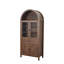 Armoire de rangement polyvalente rétro en bois d'ingénierie pour les espaces de vie et de salle à manger