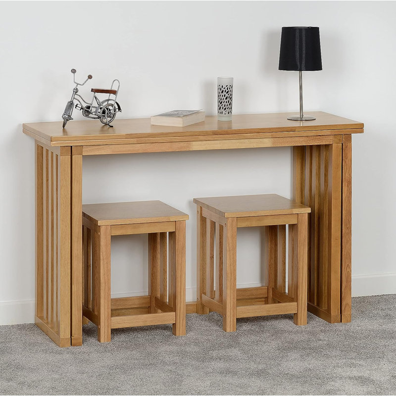 Maryport Rubberwood Solid Wood Dining Set