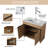 36'' Single Bathroom Vanity with Ceramic Top