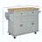 Kitchen Island On Wheels, Rolling Cart With Rubberwood Top, Spice Rack, Towel Rack And Drawers For Dining Room-229037164