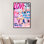Typographie et citations «Love In Many Forms Love Quotes and Sayings» - Art textuel sur toile