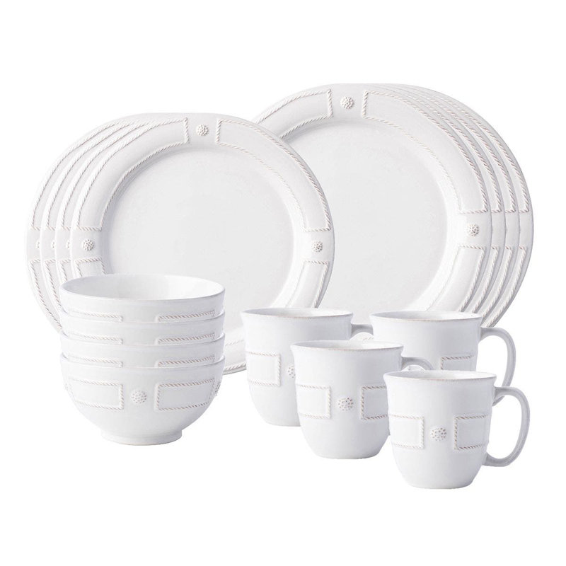 Berry & Thread French Panel 16 - Piece Place Setting - Service for 4