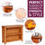 Abbey 80cm H x 100cm W Solid Wood Standard Bookcase