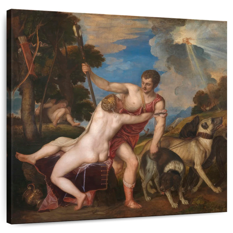 Leisha Venus And Adonis 1554, 39" H x 39" W