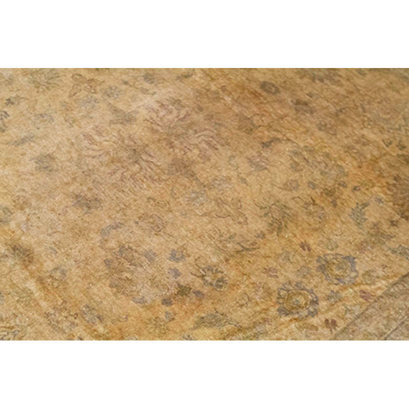 Silk Oriental Area Rug in Beige