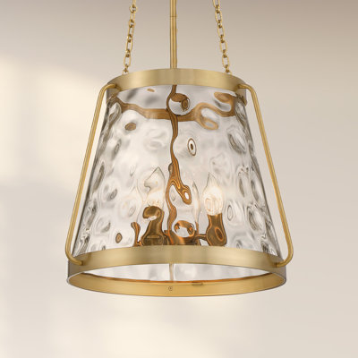 Crawford 4-Light Hubbs in Warm Brass