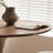 Retro-Inspired Round Solid Wood Dining Table