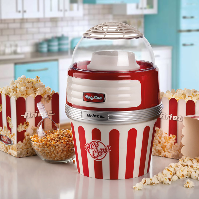 Ariete Partytime Retro Popcorn Maker with Serving Bowl