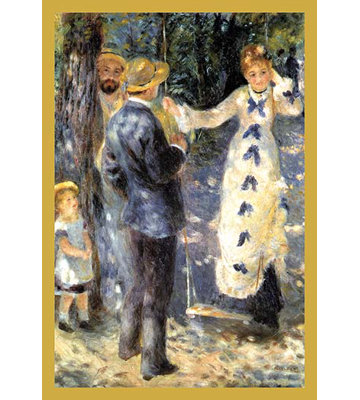 The Swing by Pierre-Auguste Renoir - Unframed Print