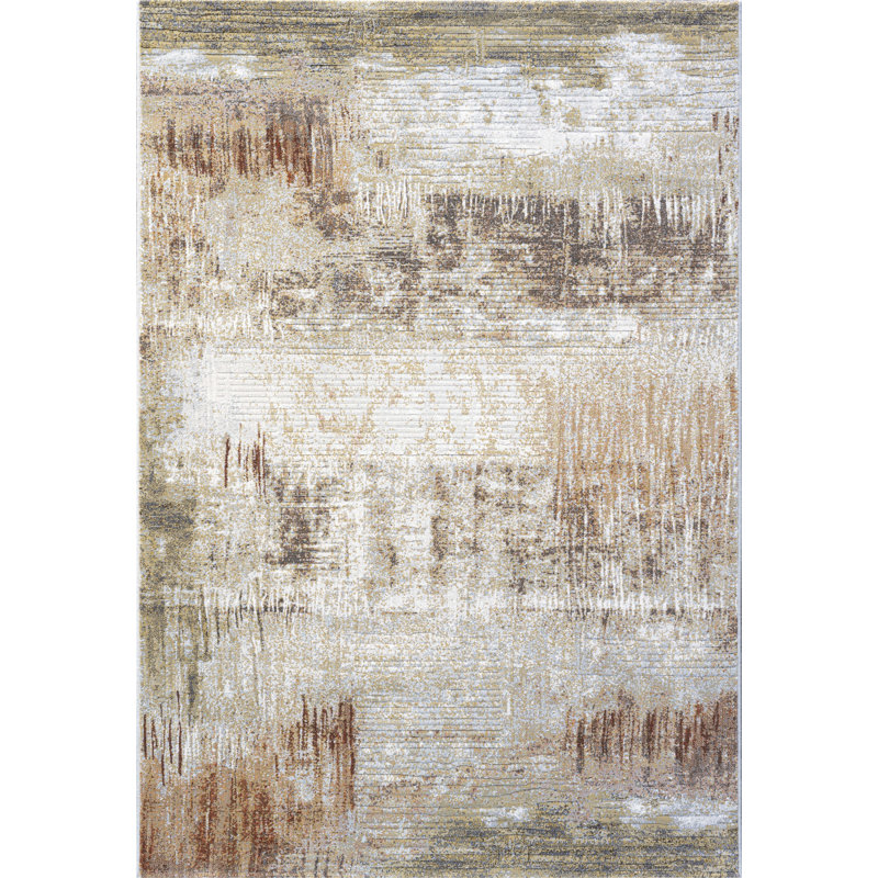 Ancelmo Abstract Flat Weave Area Rug, Rectangle 160 x 230 cm