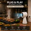 Portable Range Hood for Indoor BBQ & Hot Pot, Plug-and-Play Tabletop Kitchen Exhaust Fan with Powerful Smoke Extraction, Detachable Multi-Layer Filter & Oil Cup, Ductless Ventilation for Apartments, RVs & Dorms-114476696