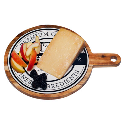 Red Vanilla Paddle Board Serving Tray