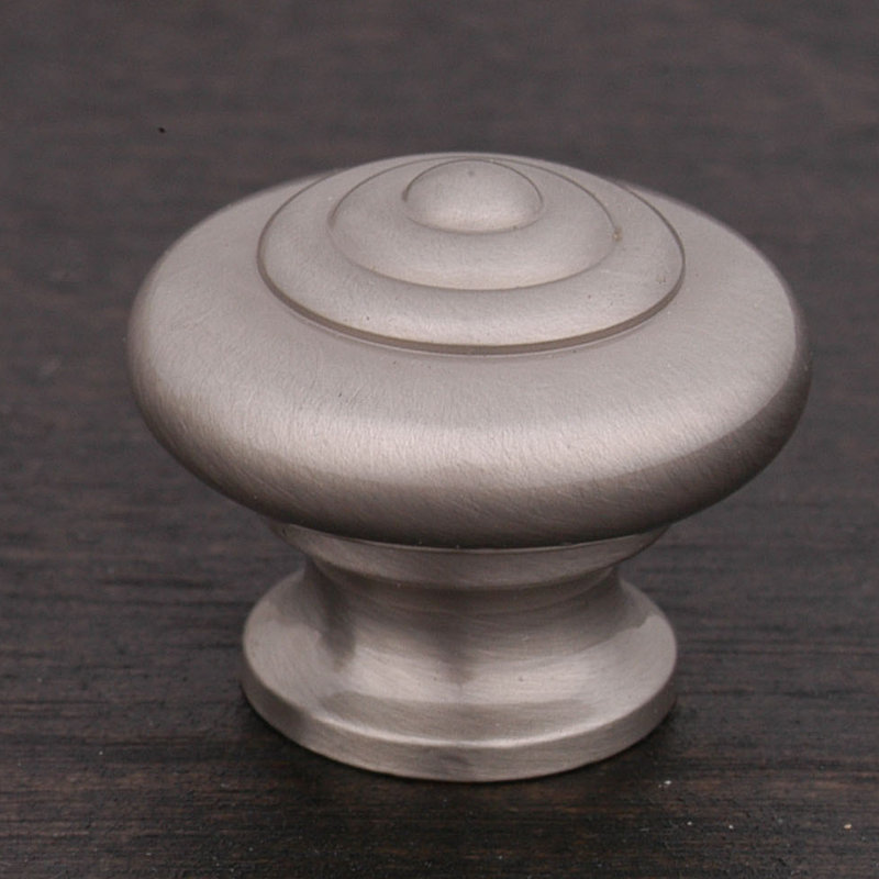 CK Series 1" Diameter Mushroom Knob, Satin Nickel (Pewter)