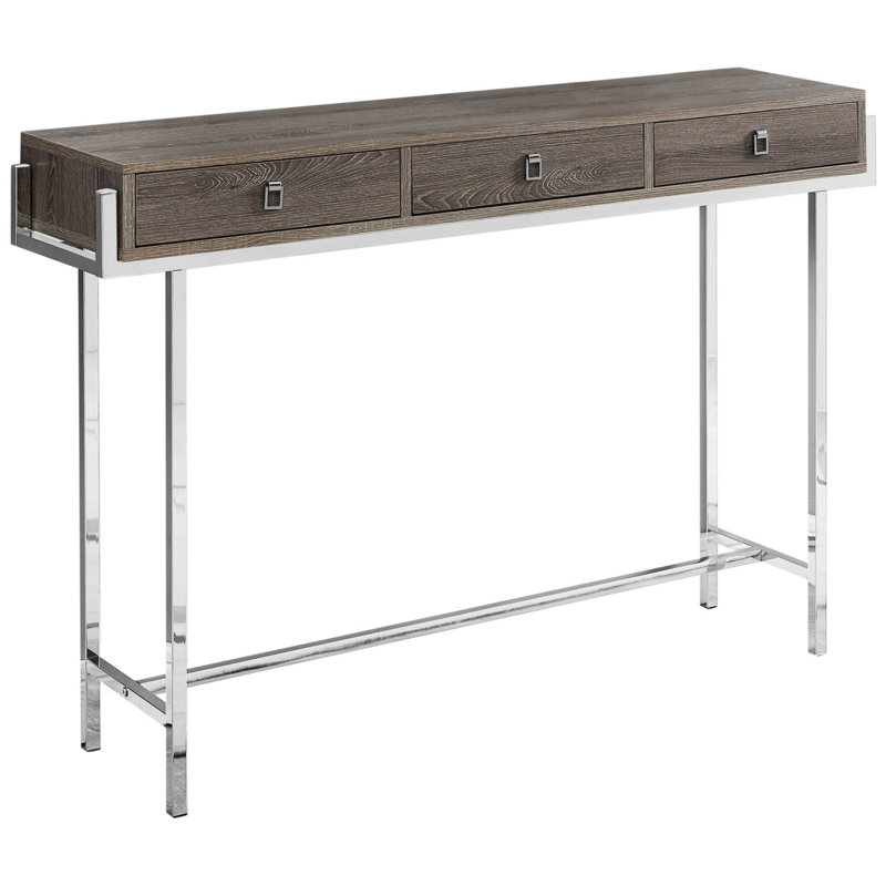 Table d'appoint en métal Damari, Taupe