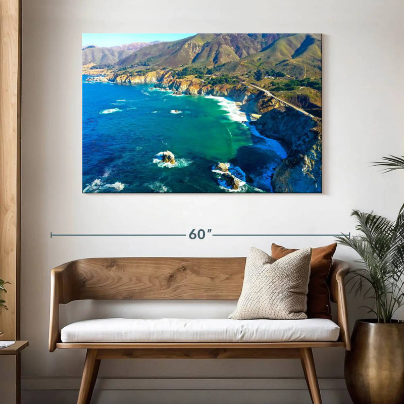 Côte de la Californie, H 32 po x l 48 po