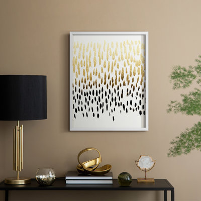 «Abstract Abstract», reproduction encadrée - prêt à accrocher - fabriquée aux États-Unis