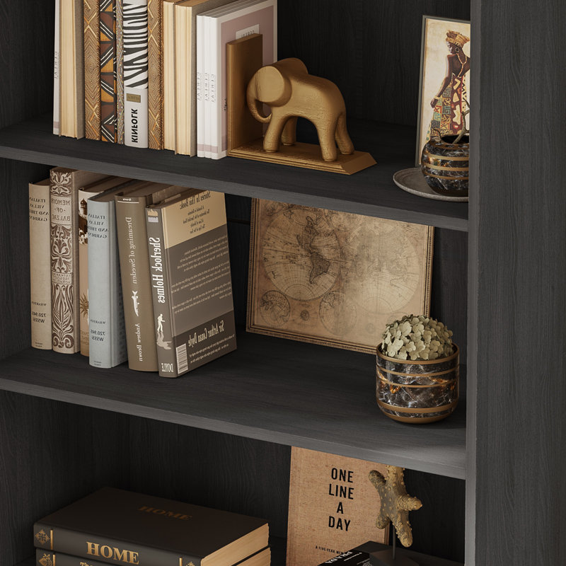Armoire de rangement de 71 po de hauteur, armoire de rangement haute avec 6 portes et tablettes réglables, armoire de rangement Farmhouse noire