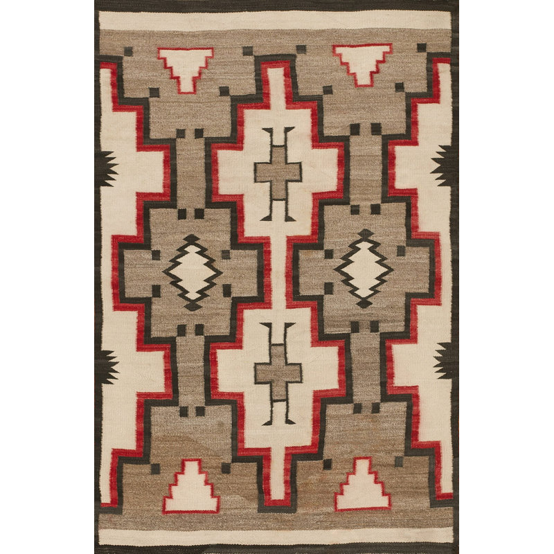 Tapis tissé à plat Tribal
