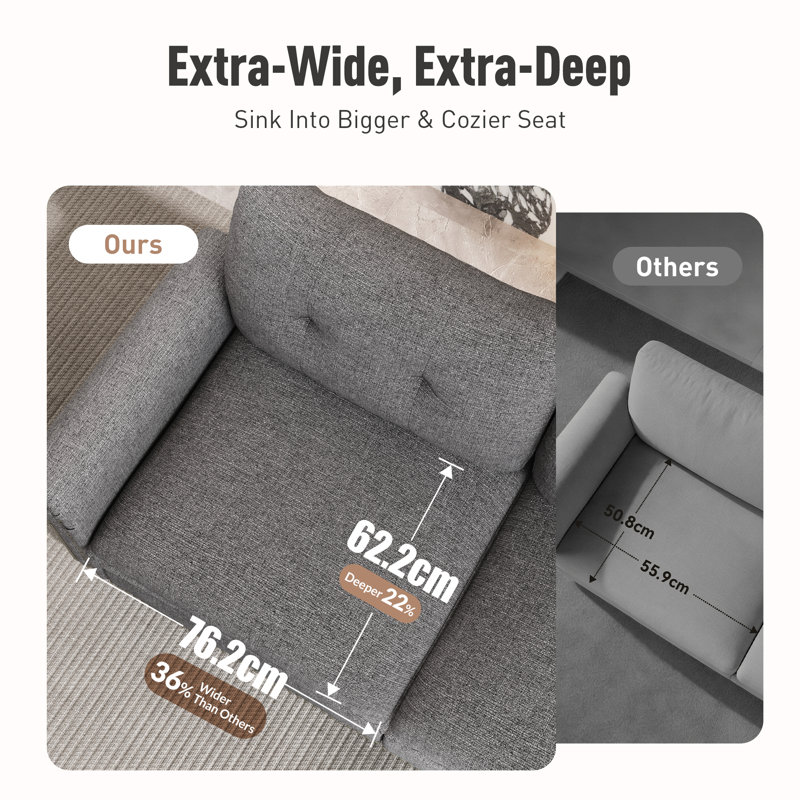 Sectional, Grey