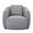Comfortable U-Style Upholstered Armchair With 1 Pillow, Ideal For Living Room And Bedroom Relaxation, Modern Design, Durable Polyester Fabric, Perfect For Reading Or Watching TV