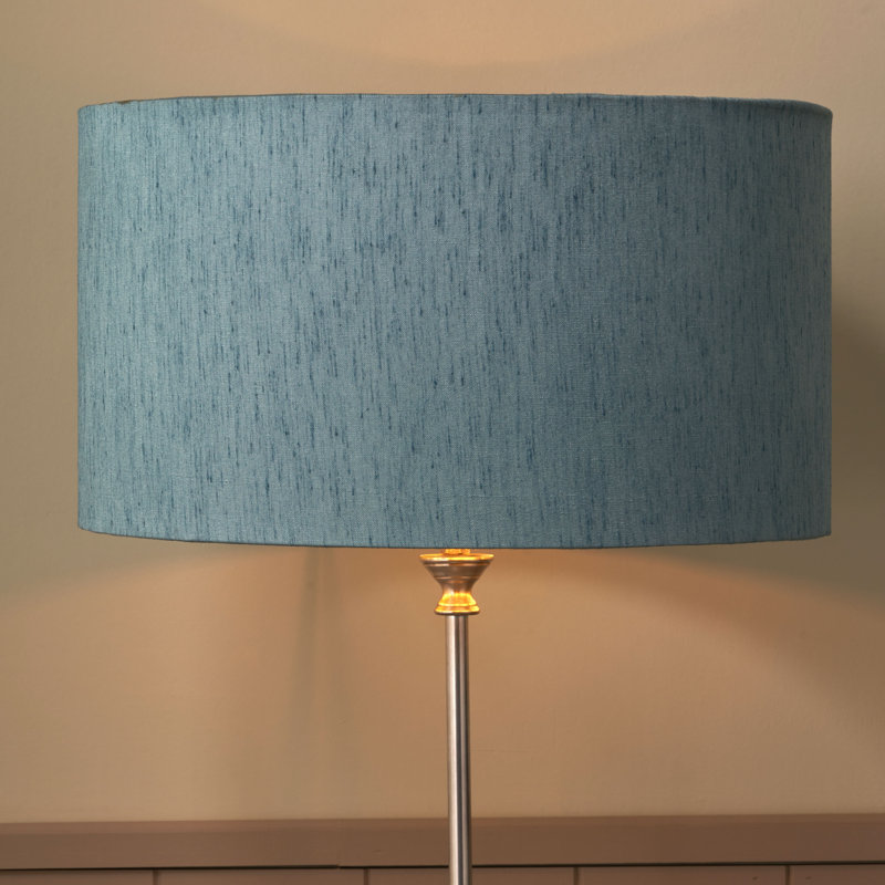 Drum Lamp Shade ( Uno ), 20cm H x 35cm W x 35cm D, Blue