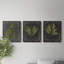 «Luminous Bay I», ensemble de 3 peintures sur toile encadrées-14108002-14108005