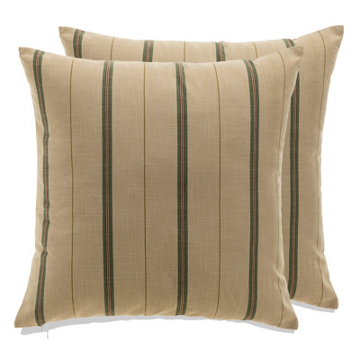  French Stripe Reversible Throw Pillow