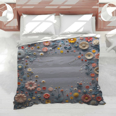 Édredon à motif floral Boho Boho