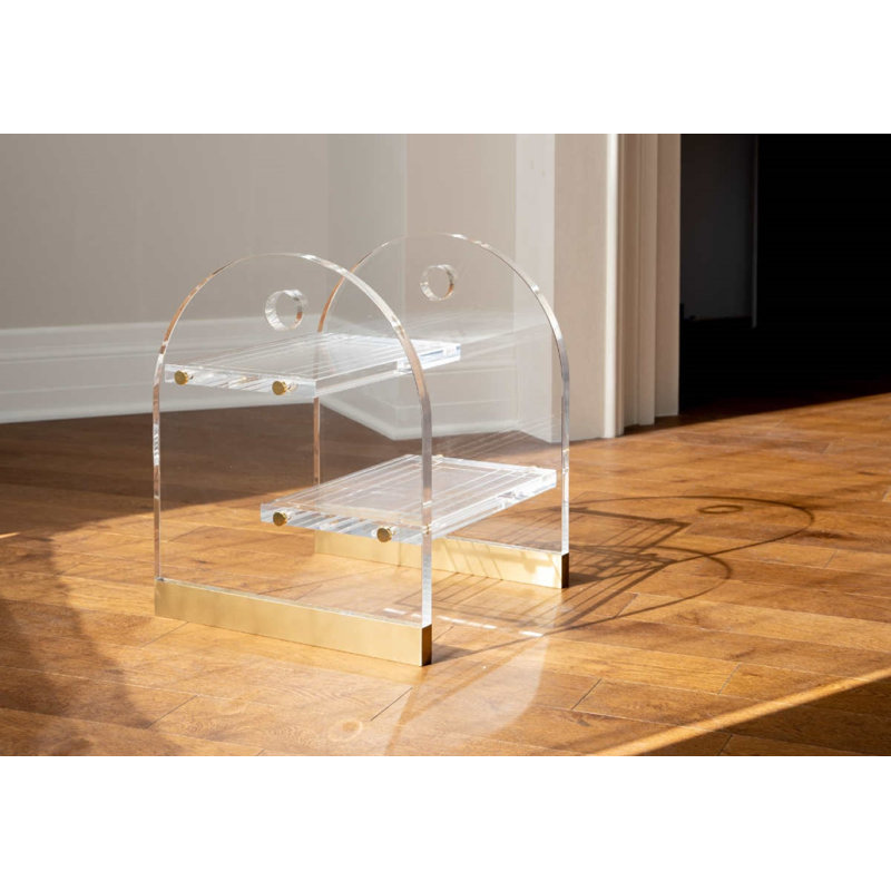 Odette Lucite Foot Stool