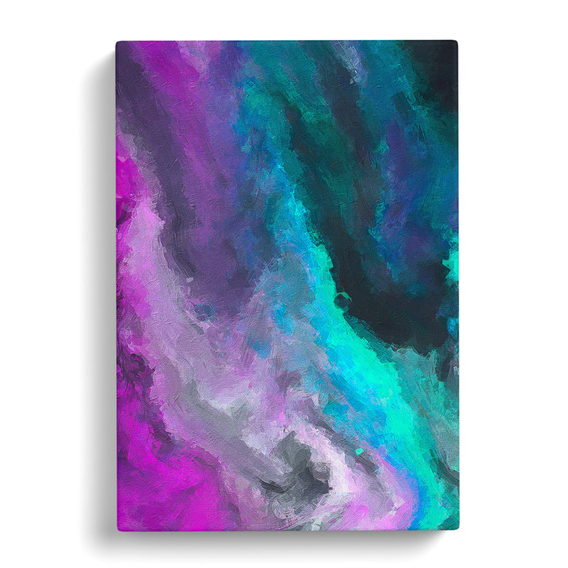 Exist Forever Abstract - Wrapped Canvas, 50cm H x 35cm W