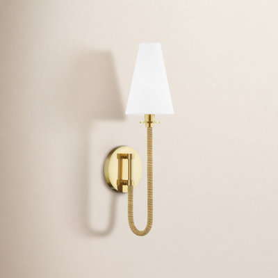 Alyssa Single Light Dimmable Armed Sconce