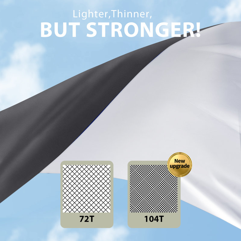 Black Waterproof Outdoor Patio Chair Covers, Set of 2 – 31.5'' W x 33.5'' D x 36'' H