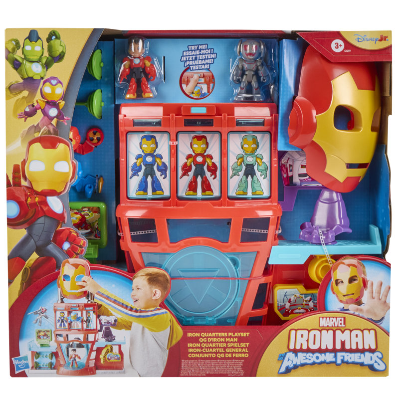 Ensemble de jeu Marvel Iron Man And His Awesome Friends Iron Quarters
