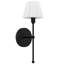 Applique murale noire mat 1 lumière Irena-1169011419