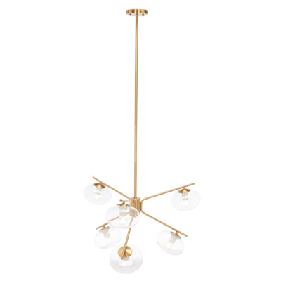 Lustre sphérique spoutnik 6 lumières Vincenza