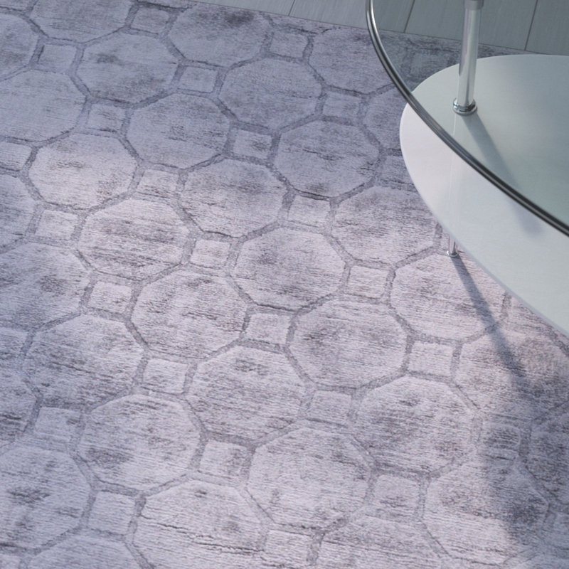 Tyndalls Park Viscose Geometric Indoor Rug, Rectangle 2' x 3'