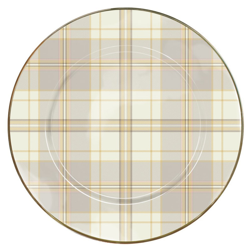 Tartan Latte Salad Plate