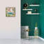 Toile épique Graffiti «Giraffe In Tub No Drink» par Farida Zaman, 18 po x 18 po-543583975