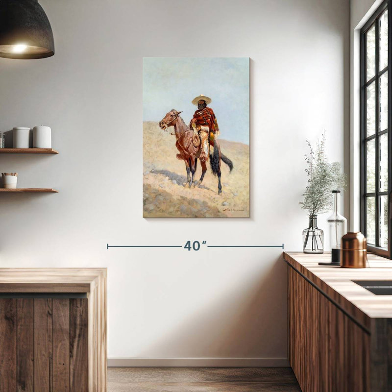 Lelar, Vaquero mexicain, 1890, H 36 po x l 24 po