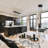 Hooman 5 - Light Dimmable Kitchen Island Modern Linear Chandelier