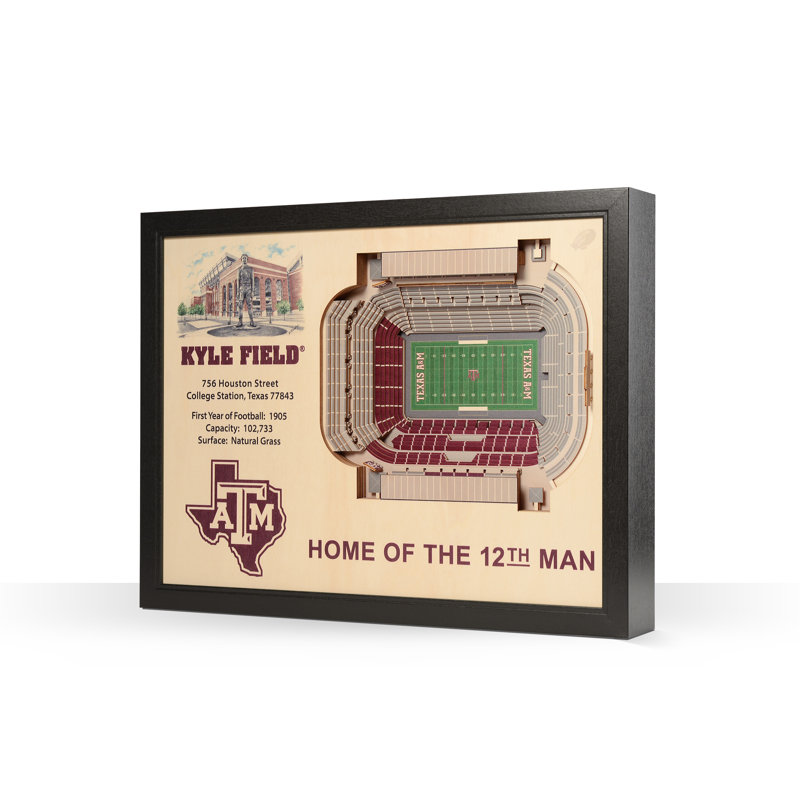 Traditional Entertainment Wall Decor, Texas A&M Aggies