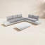 Yacht 3 Piece Outdoor Sectional Grey-1667930703